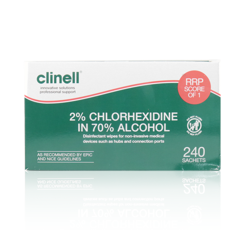 Clinell 2% Chlorhexidine Disinfectant Wipes [240 Sachets] | Blacks ...